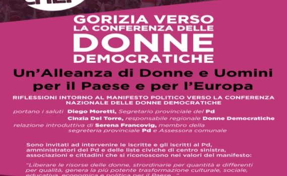 VERSO LA CONFERENZA NAZIONALE DELLE DONNE DEMOCRATICHE