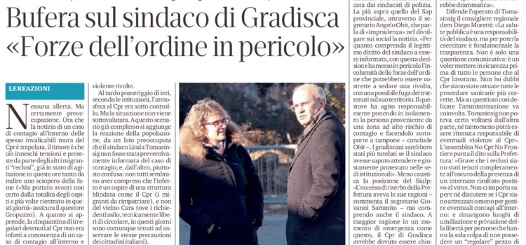 Contagio nel CPR: Moretti (Pd) Ciascuno faccia la sua parte, le istituzioni locali non vanno lasciate né sole né all’oscuro