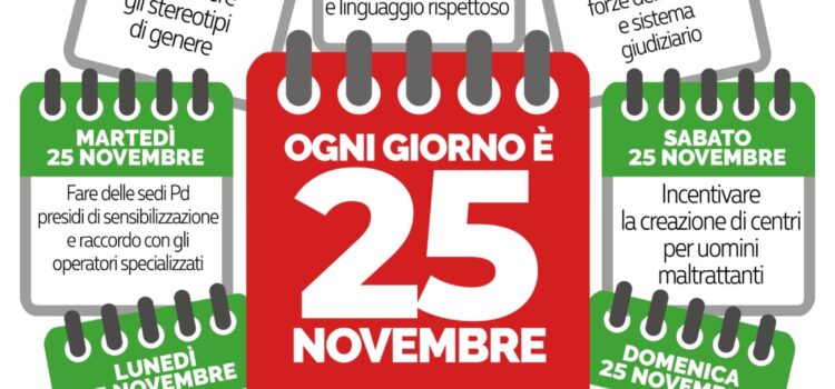 25 novembre tutto l’anno